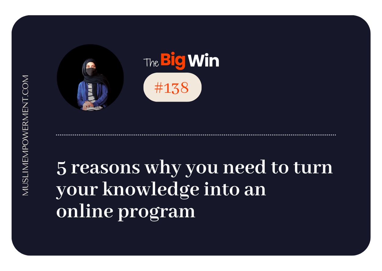 5 reasons why you need to turn your knowledge into an online program