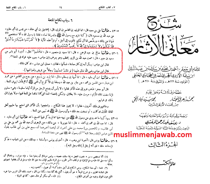 Riwayat Nikah Mut'ah Putri Abu Bakar dengan Zubair bin Awwam Muslim