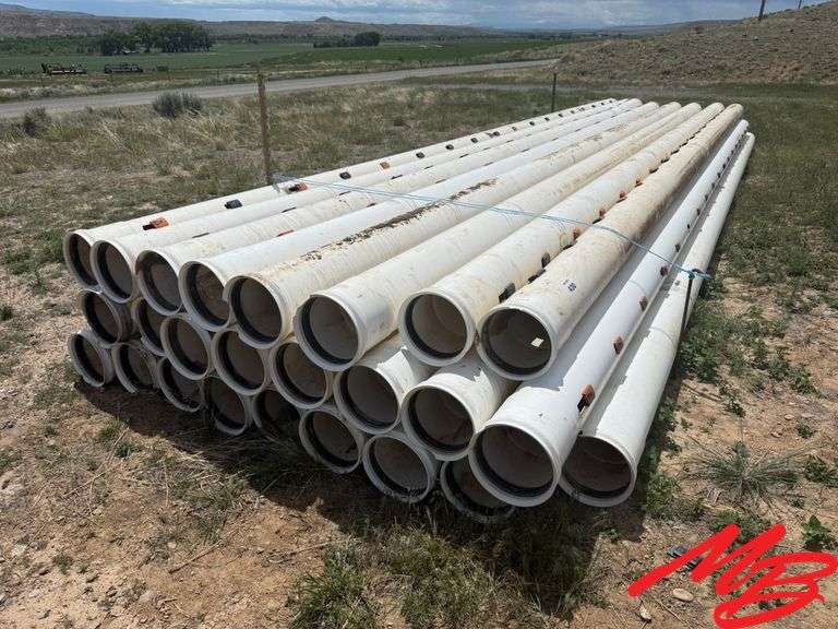 (25) Joints of 10” Irrigation Pipe, 20” SpacingSome Broke Ends(02)