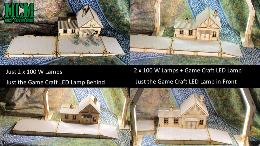LED Lamp for Miniature Painting & Photography Must Contain Minis