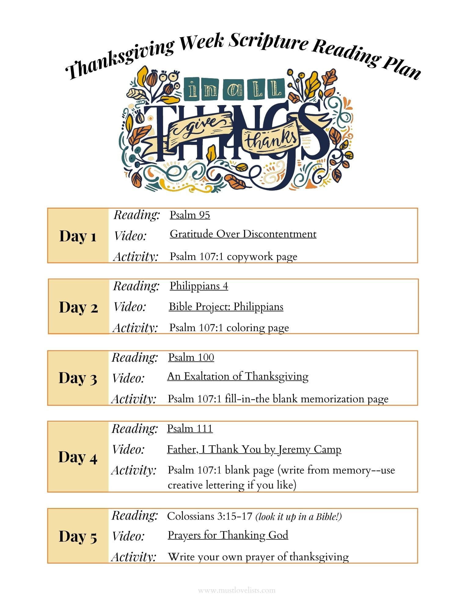 Free ScriptureFocused Thanksgiving Lesson Plan for Homeschool Families