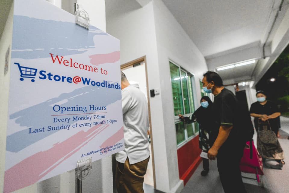 Woodlands Store Lets Residents In Need Pick Up To 9 Free Grocery Items