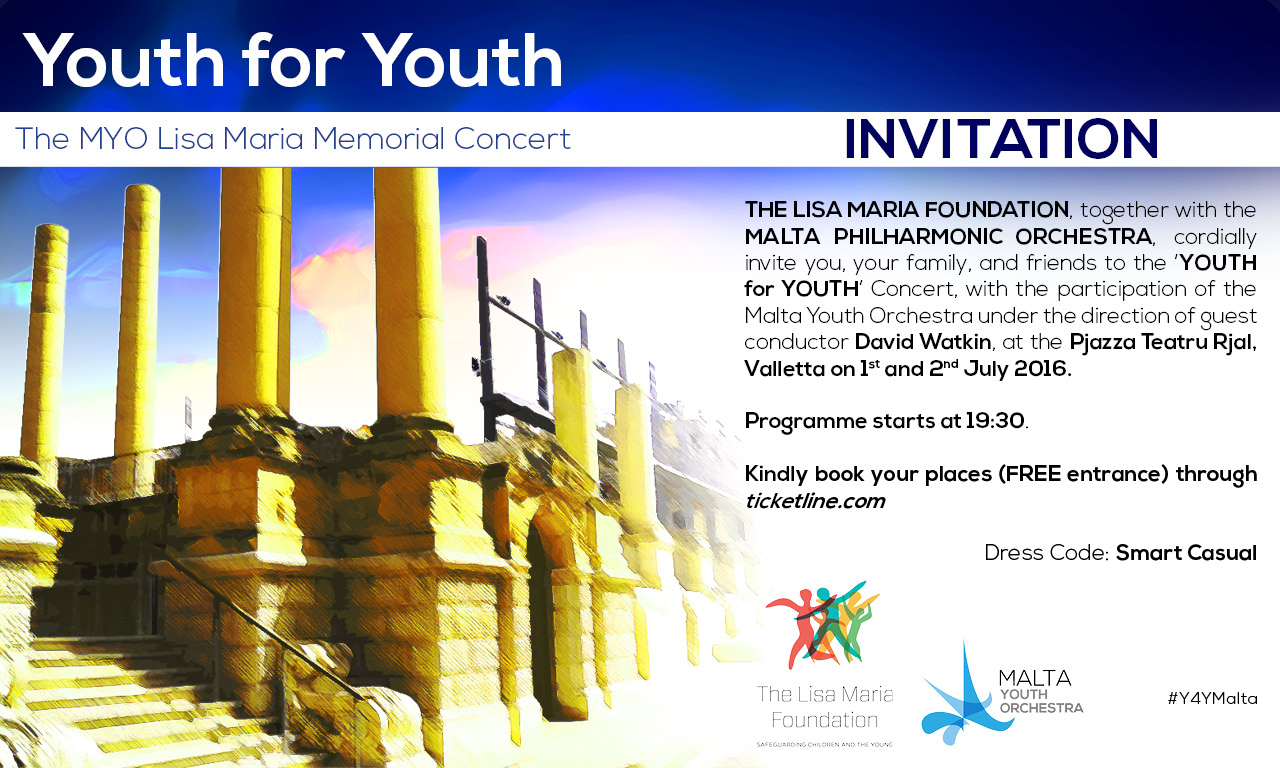Youth for youth concert by the Lisa Maria Foundation and the Malta