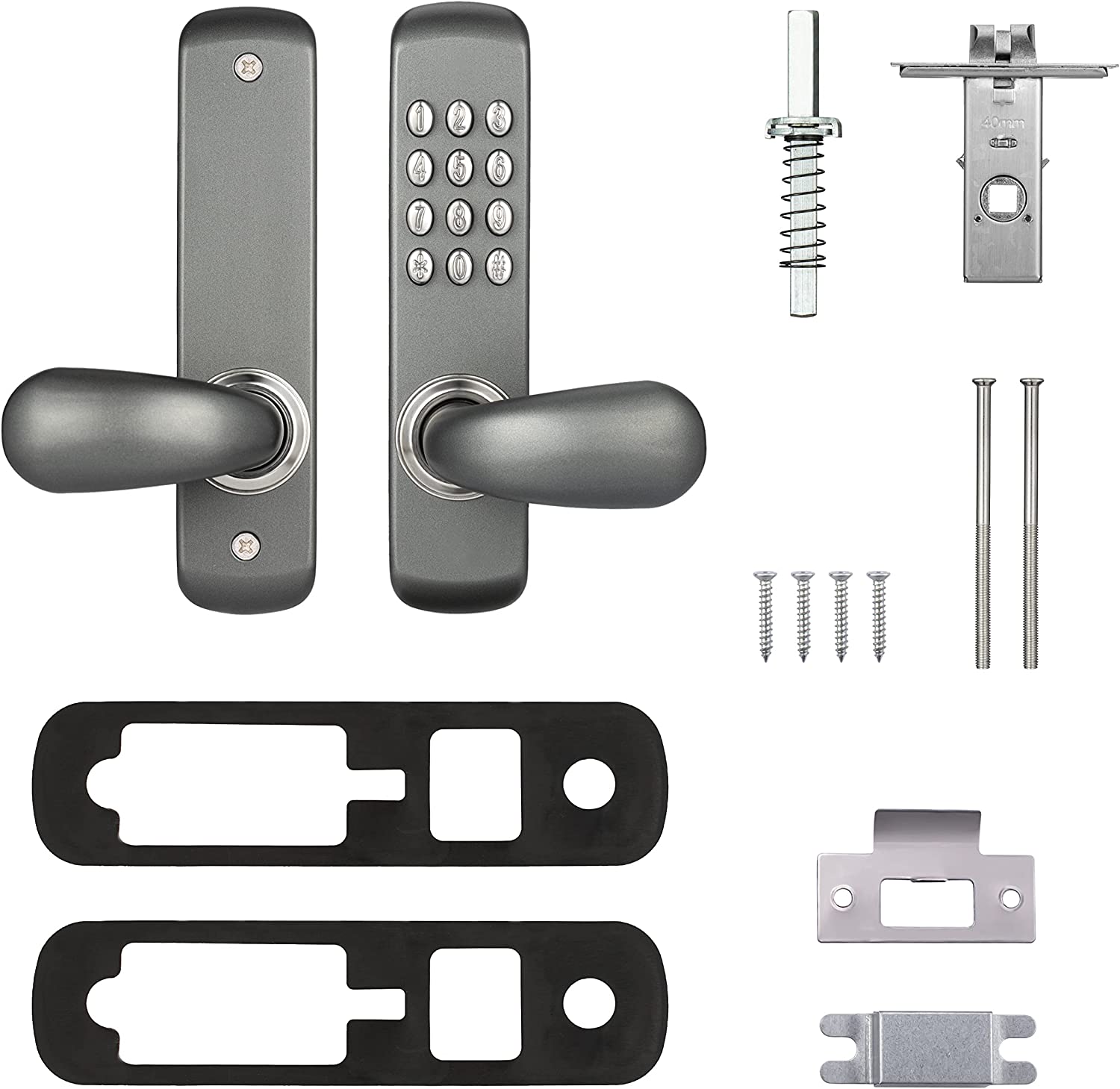 MUTEX Mechanical Keyless Lock MX190G with Keypad, Water and Heat/Fire