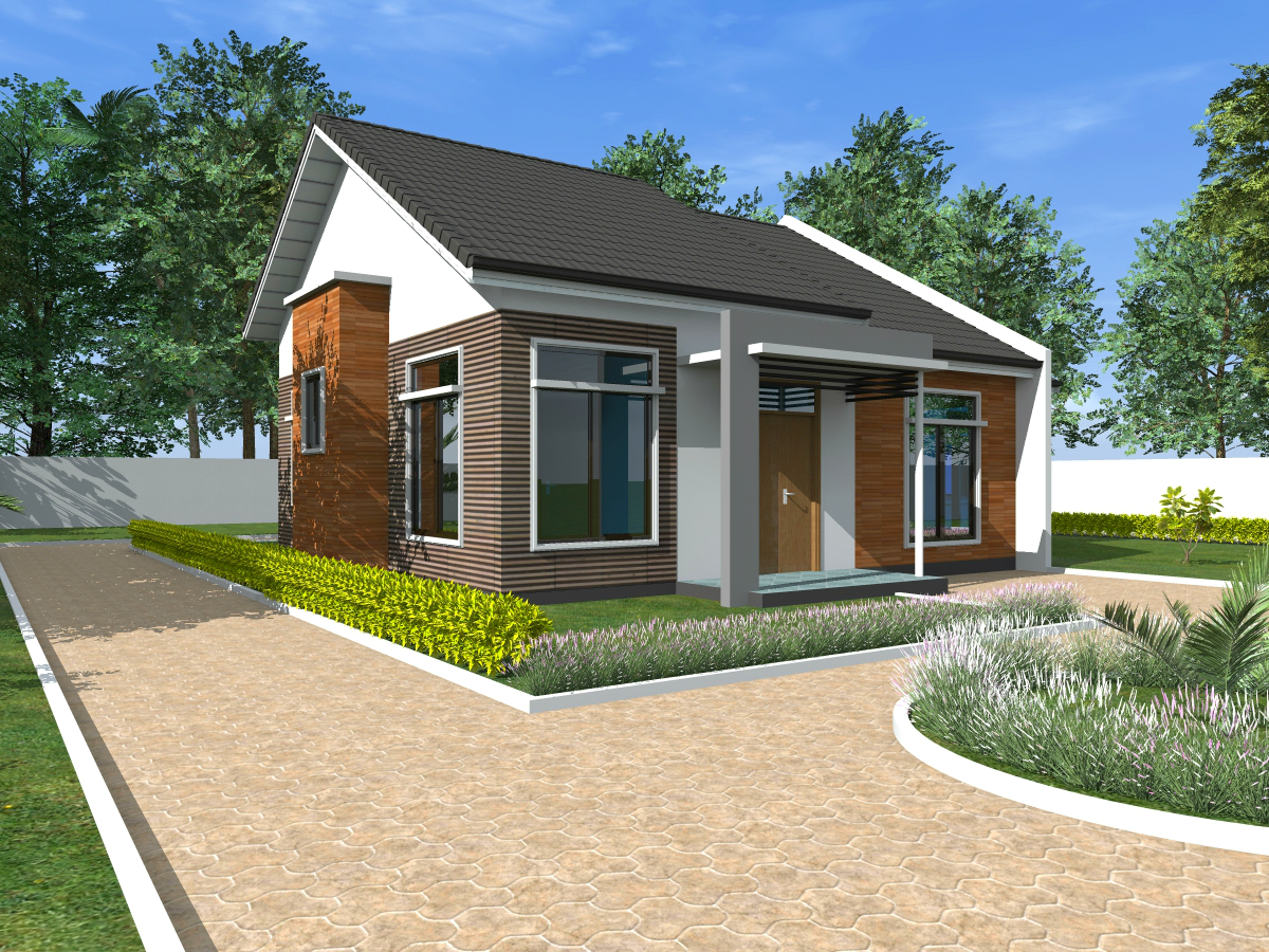 3 Bedroom House Plan (Low cost)