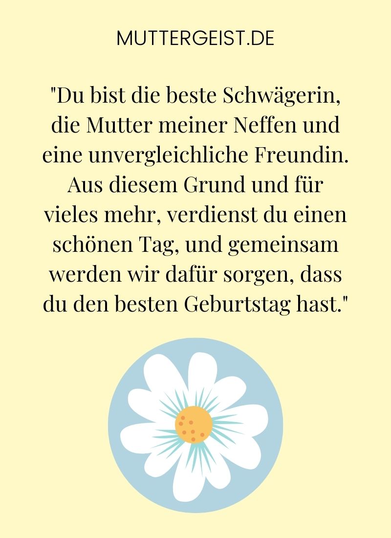 Schwagerin Spruche Schone Spruche Zum Ehrentag