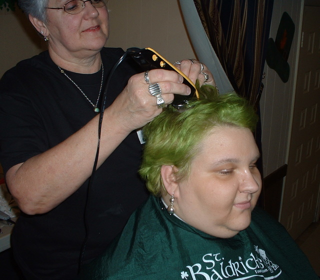 St. Baldrick's 2008 at Colonial Beach Moose Lodge