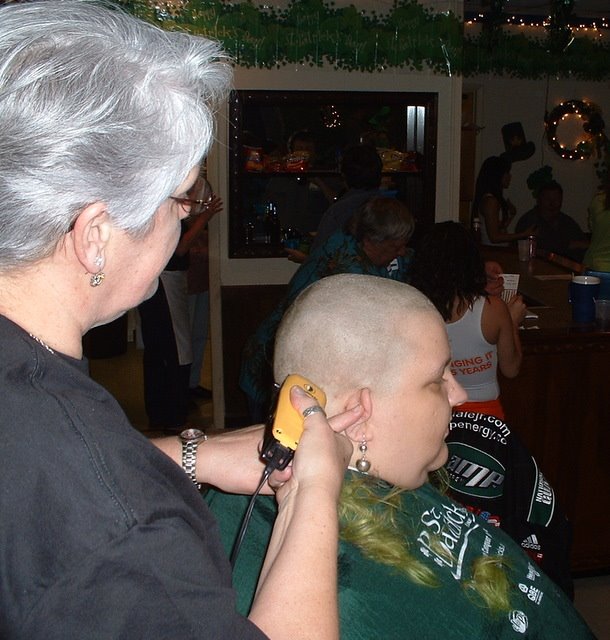 St. Baldrick's 2008 at Colonial Beach Moose Lodge