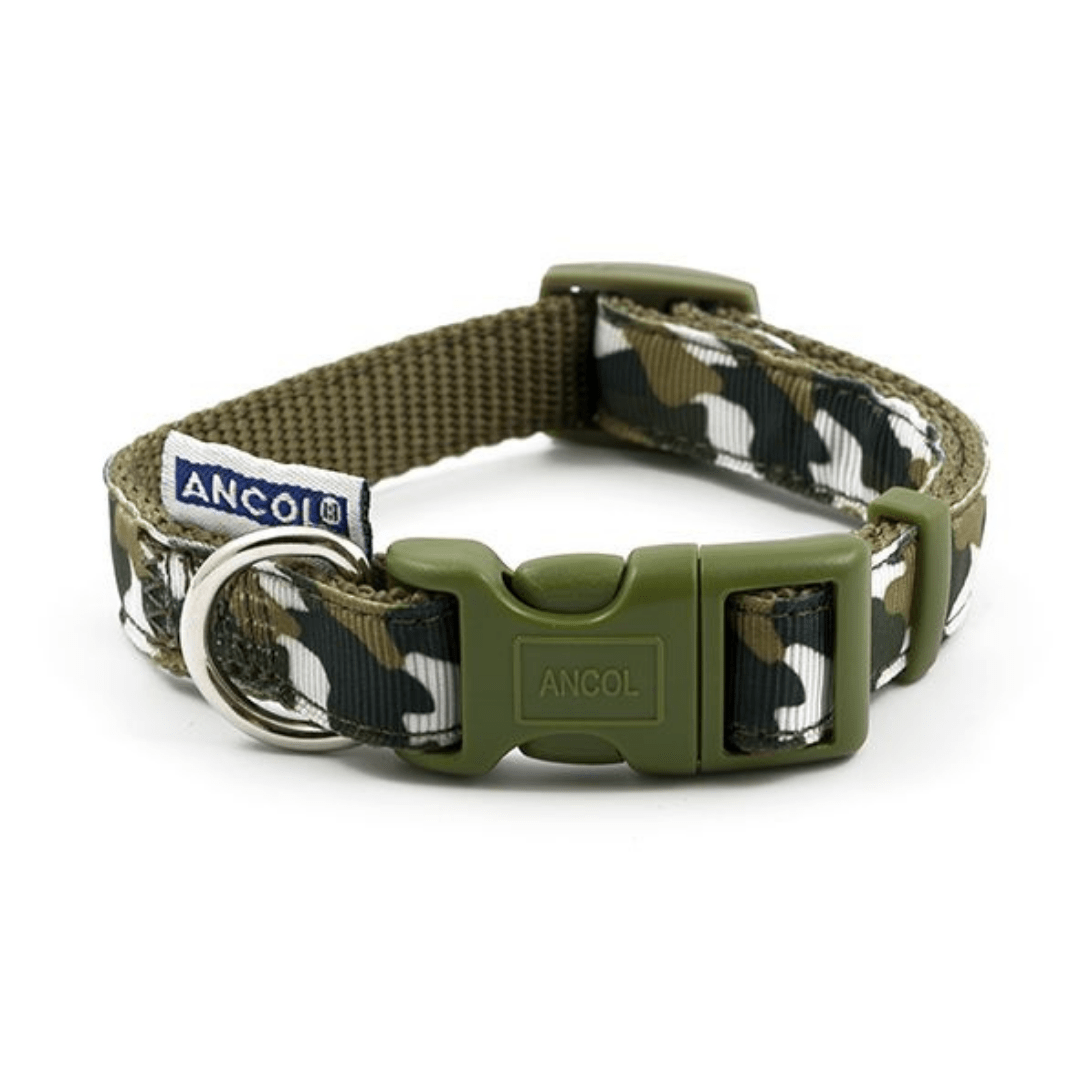 Ancol Camouflage Collar 2 sizes mutts.ie
