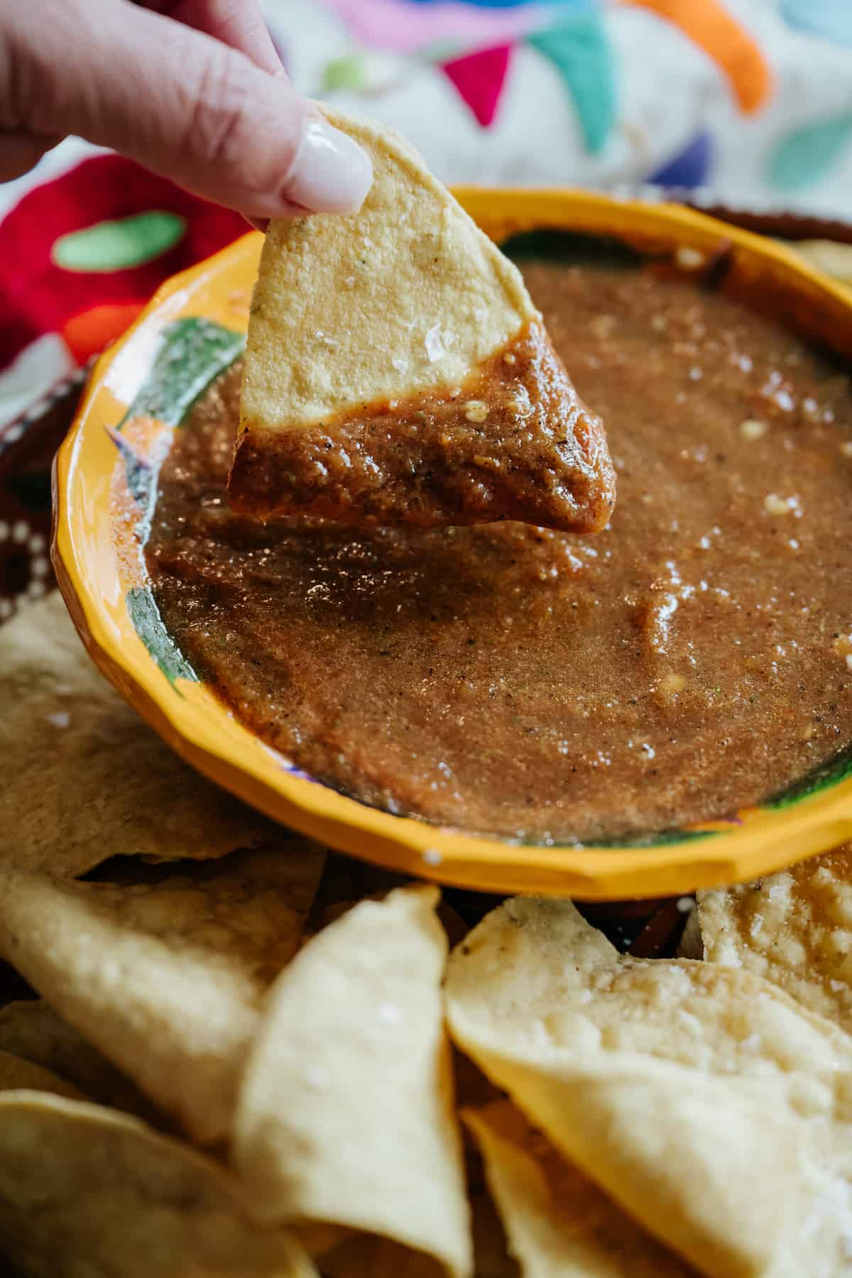 Authentic Mexican Salsa Roja Muy Bueno