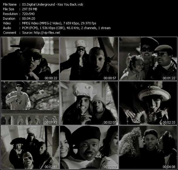 Digital Underground Kiss You Back Download HighQuality Video(VOB)