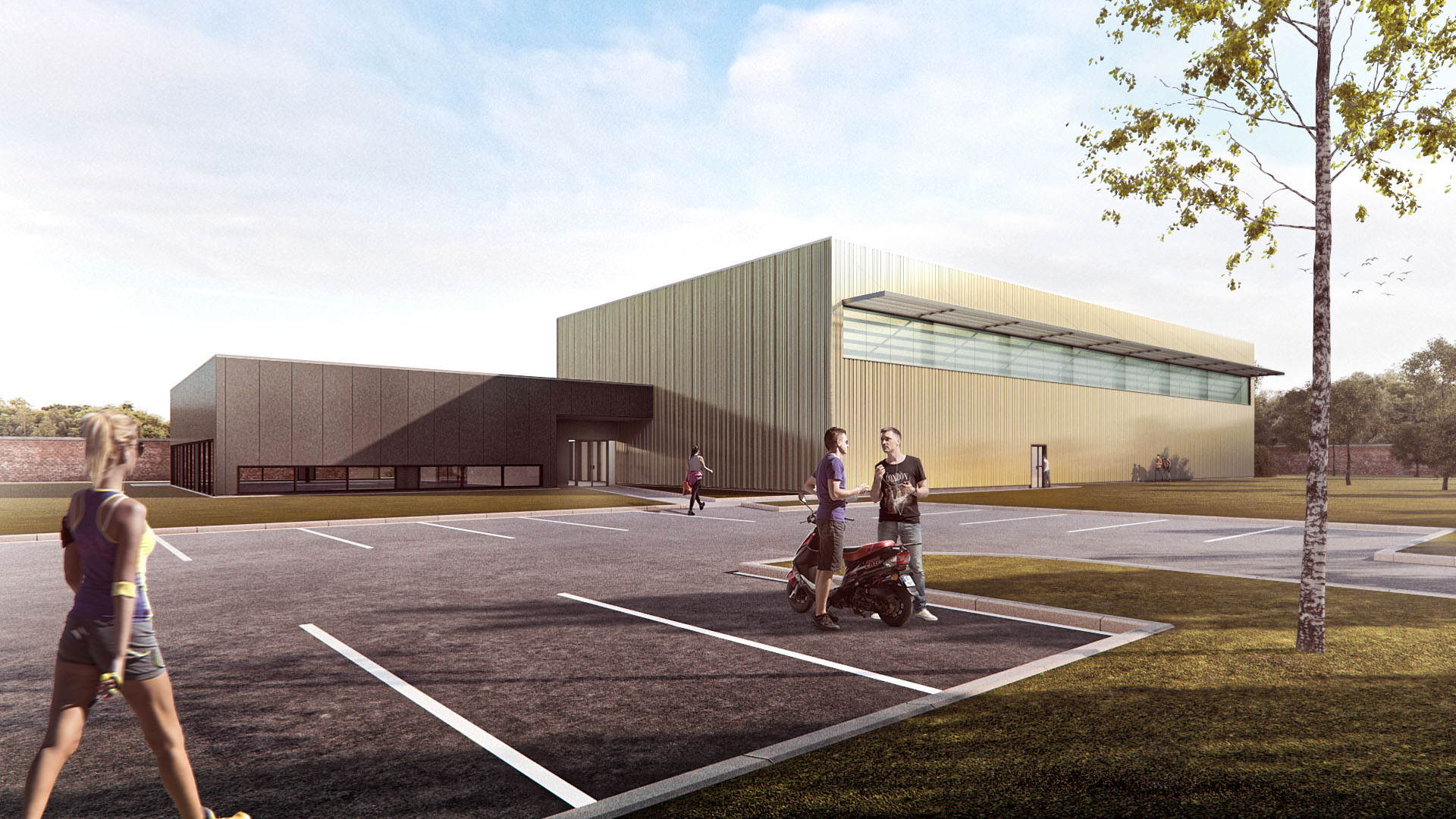 Salle Omnisport MV2 Architectes