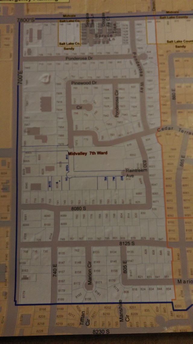 Zone Map Midvalley 7th Ward