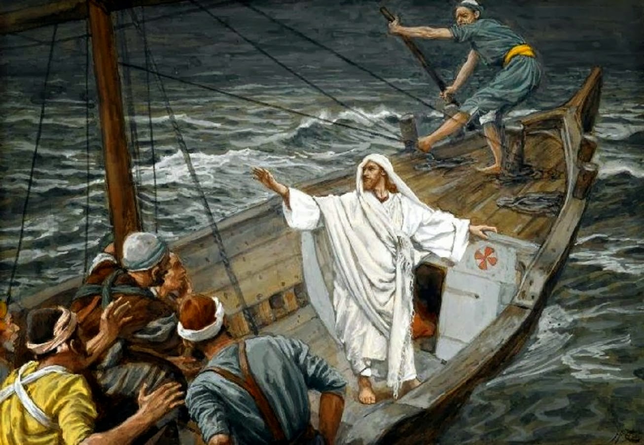 Jesus calma la tempestad MVC