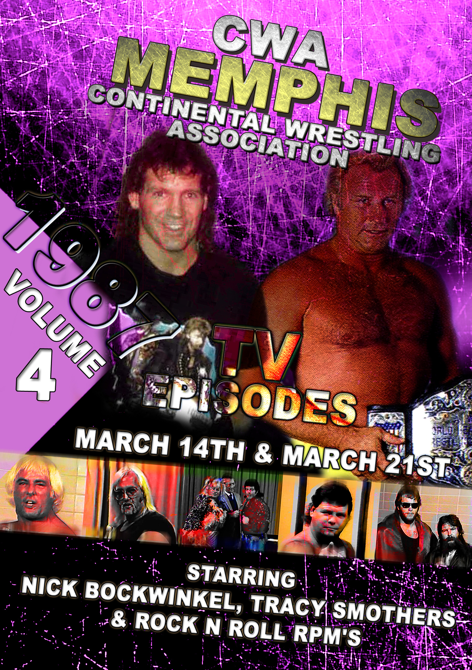 Cwa Memphis Wrestling 2 Complete Broadcasts 1987 Vol 4 MVD