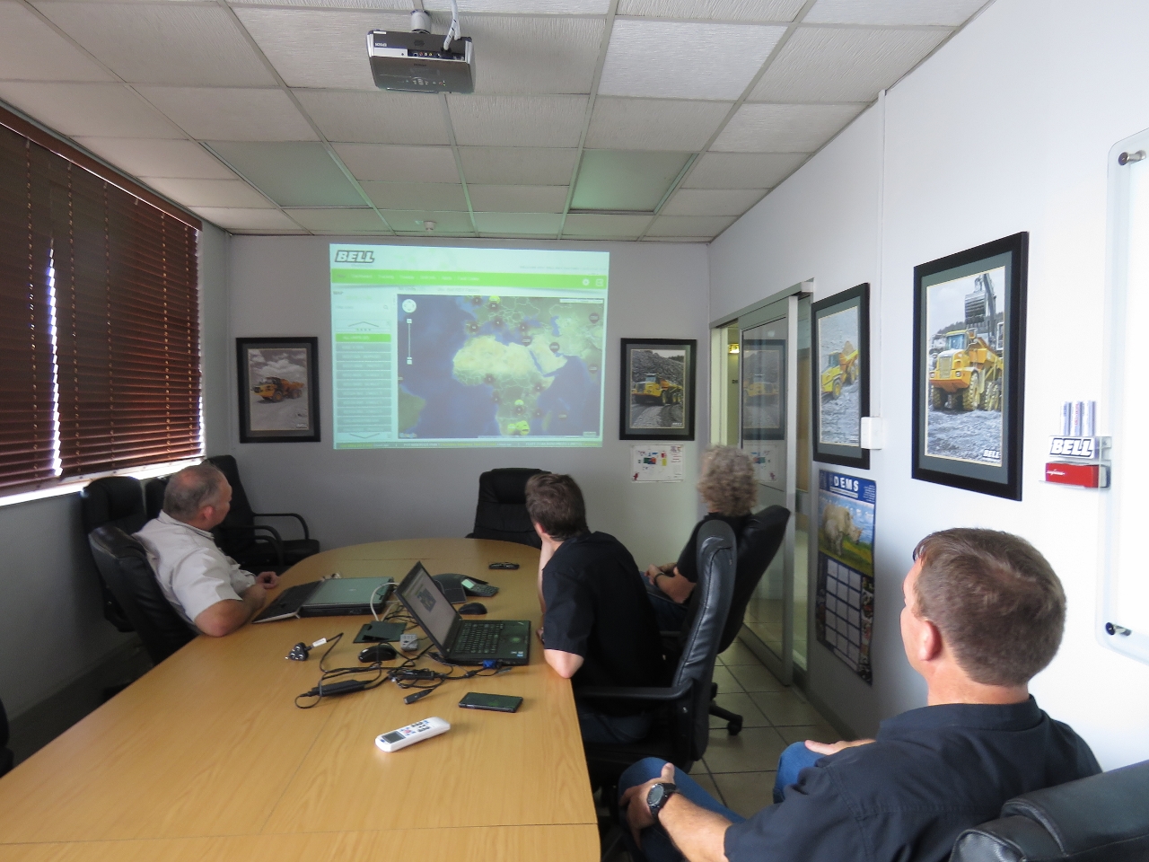 Bell Equipment factory tour Dirona Around the World