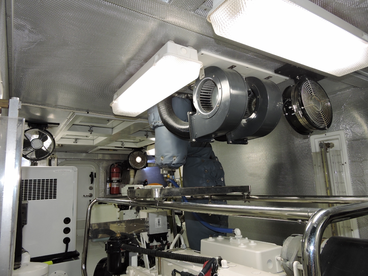 Engine room cooling Dirona Around the World