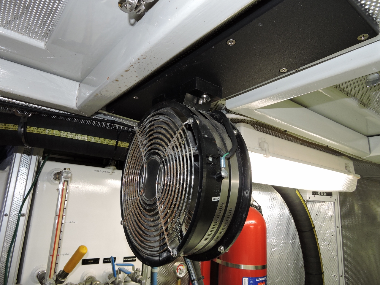 Engine room cooling Dirona Around the World