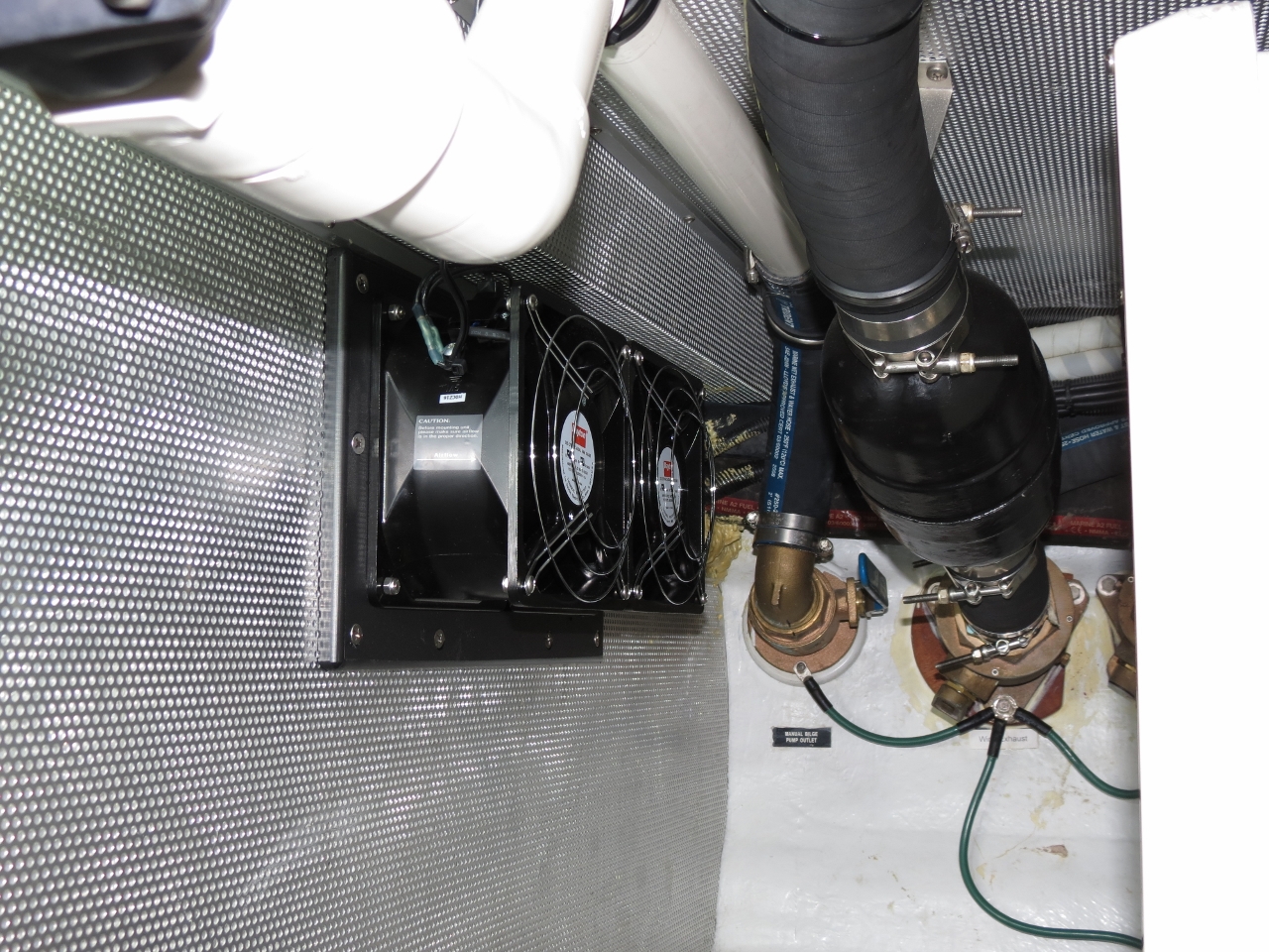 Engine room cooling Dirona Around the World