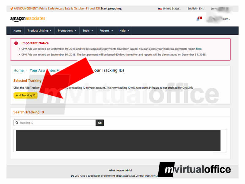 How to Add or remove your Amazon Affiliate Tracking ID