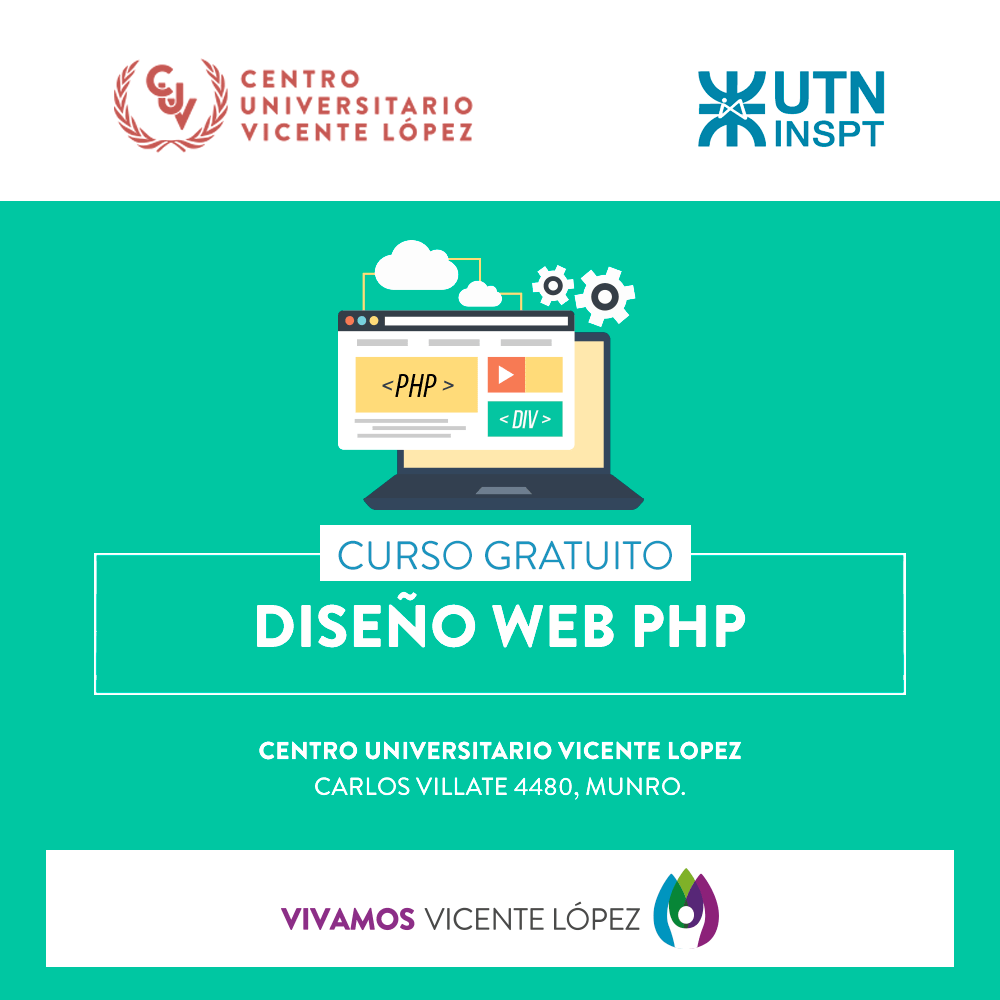 Curso Diseno Web Php Secretaria De Educacion Y Empleo Municipalidad De Vicente Lopez