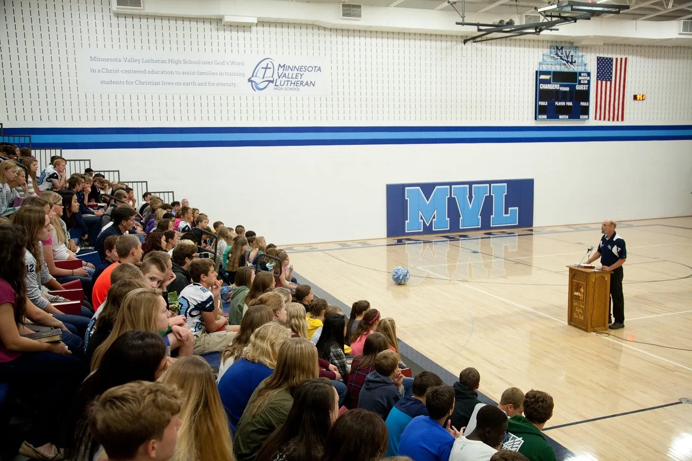 Daily Chapel Minnesota Valley Lutheran High School