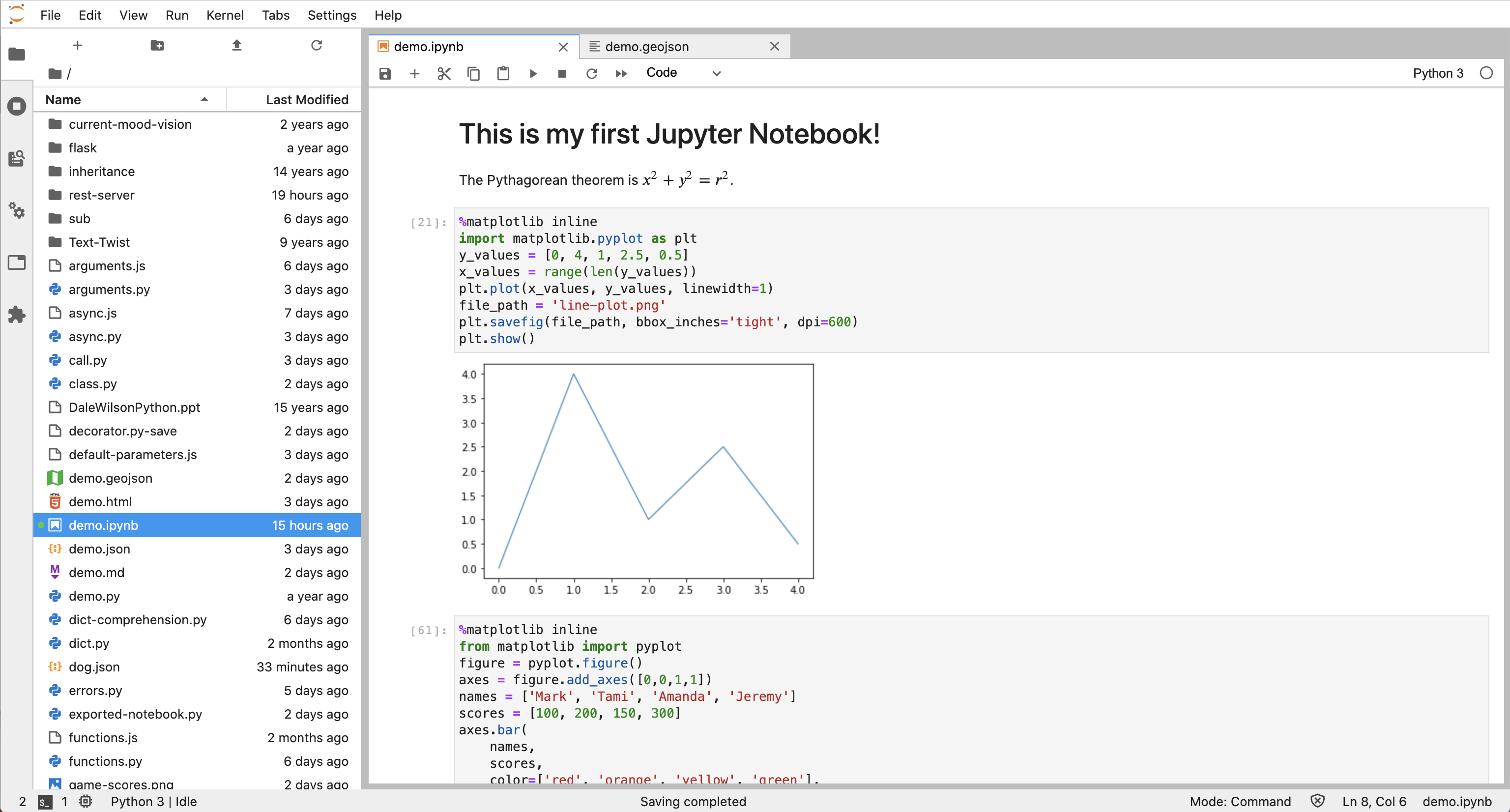 JupyterLab Notebook