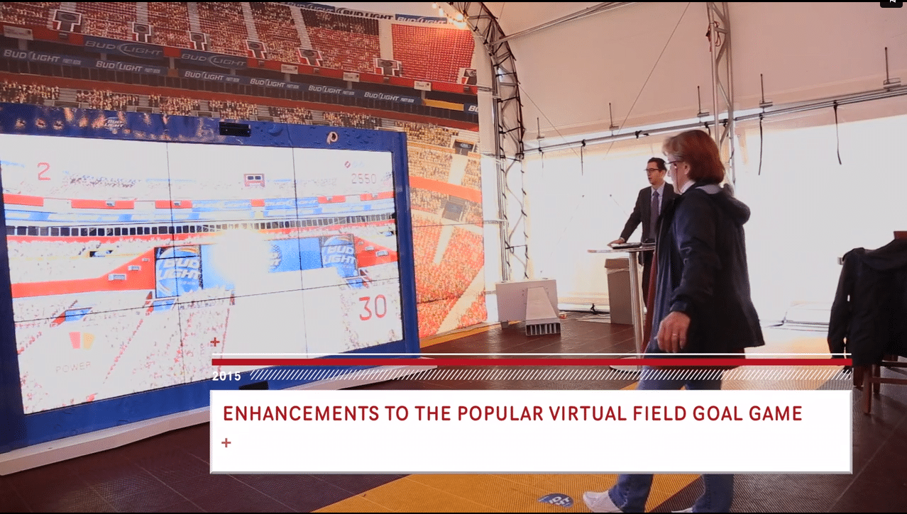 Washington Redskins / Bud Light Social Lounge Enhancements With Virtual