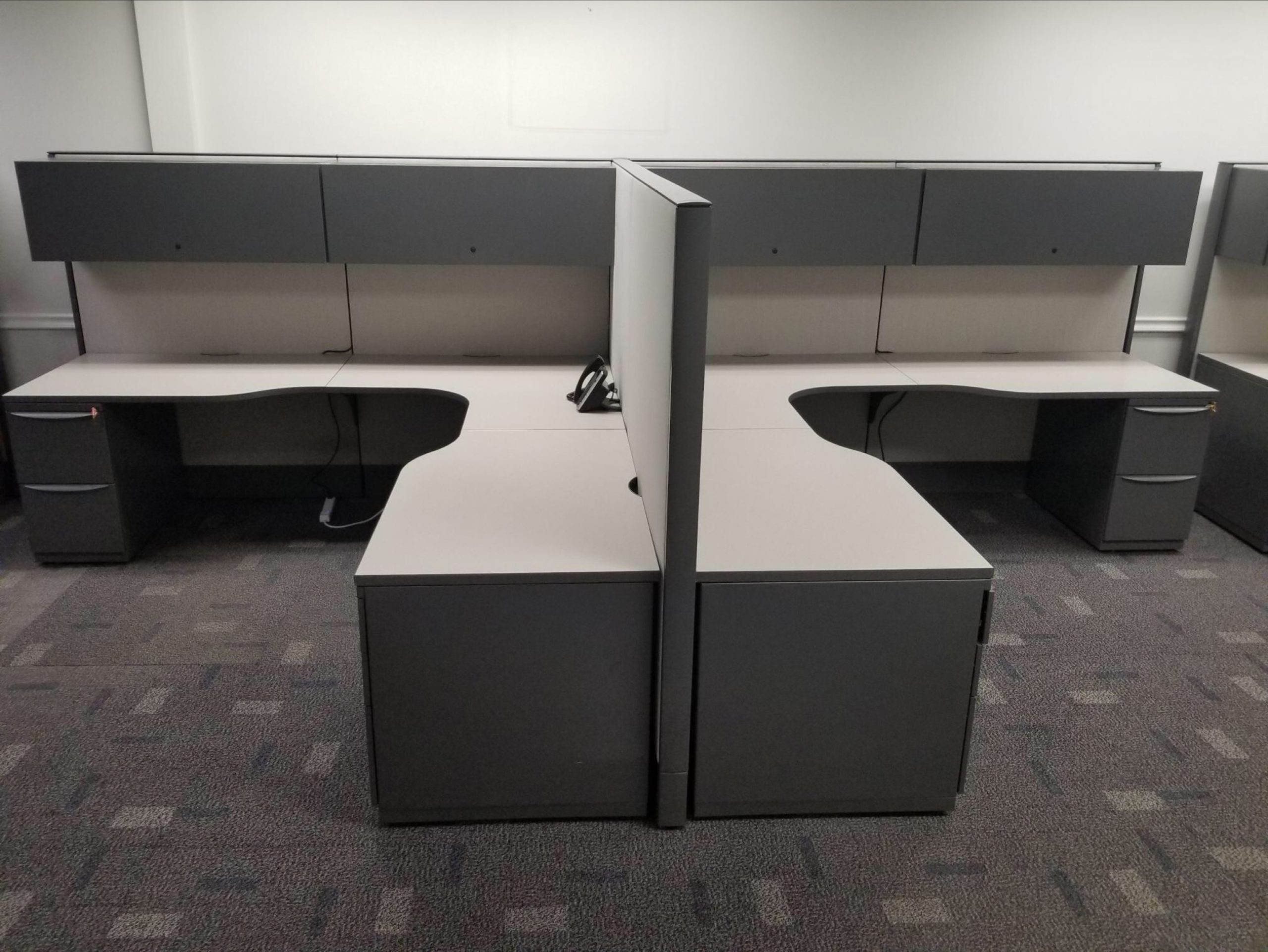 Haworth Premise 8' X 8' L Shape Workstation MVP Modular Systems