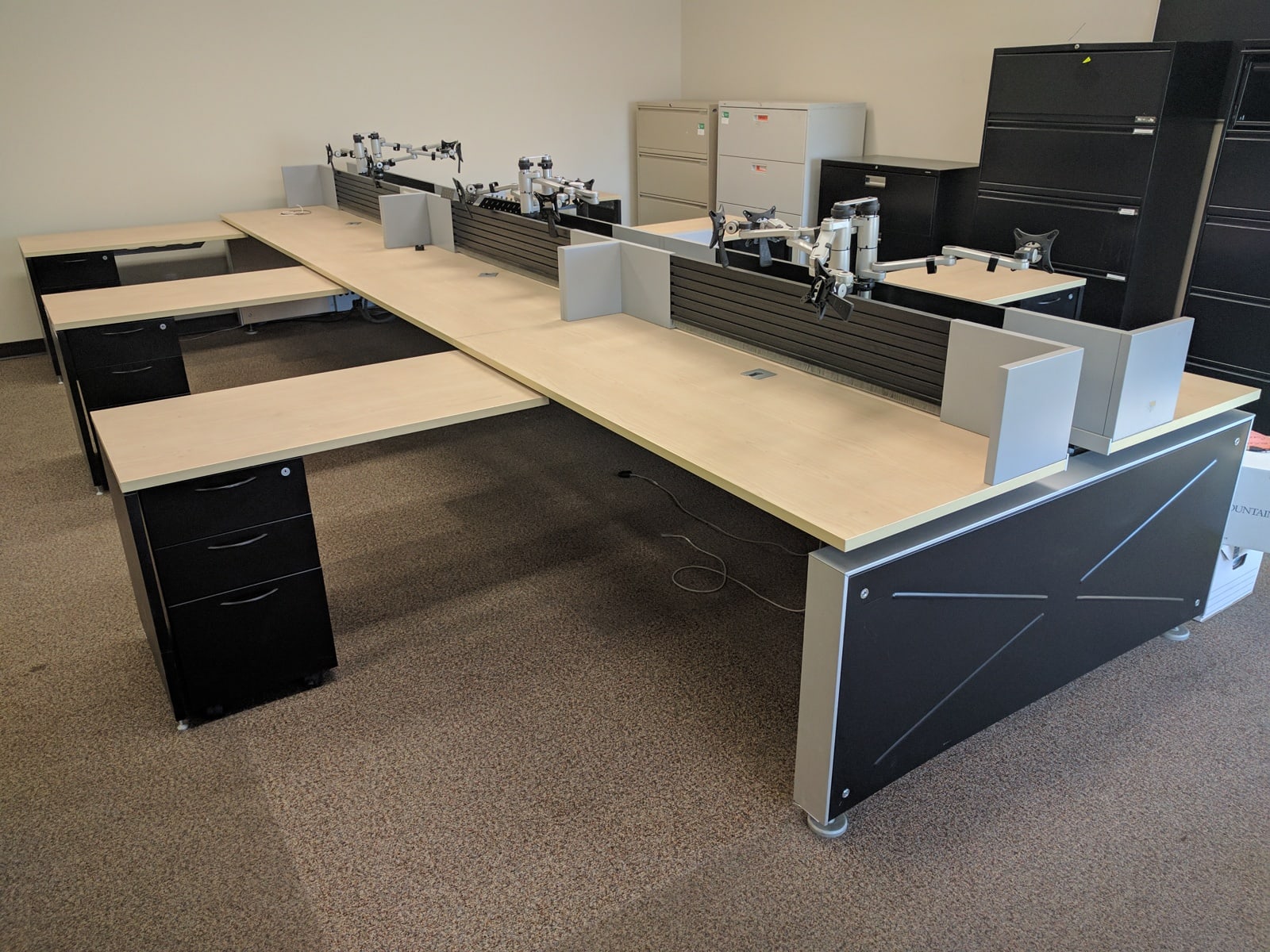 Teknion Marketplace Trader Workstations MVP Modular Systems