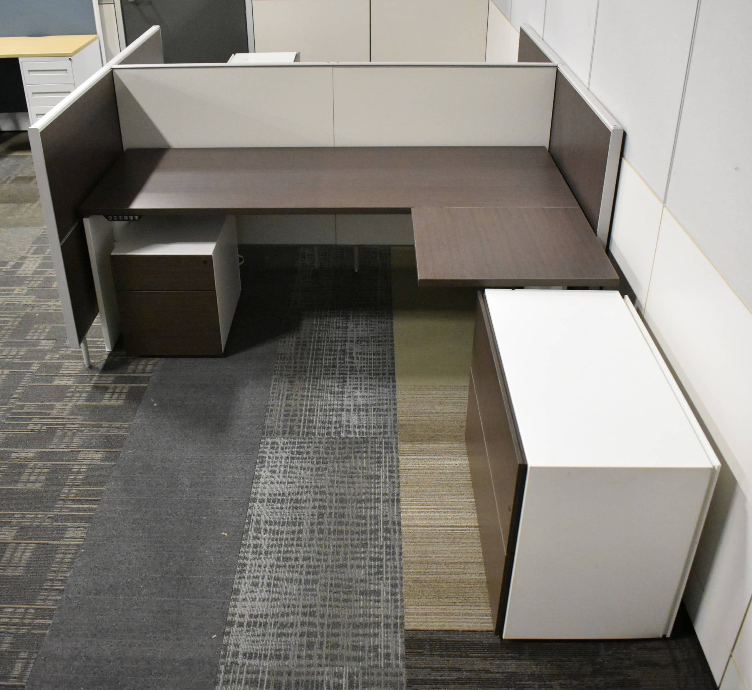 UniFor LShape Height Adjustable Workstations MVP Modular Systems