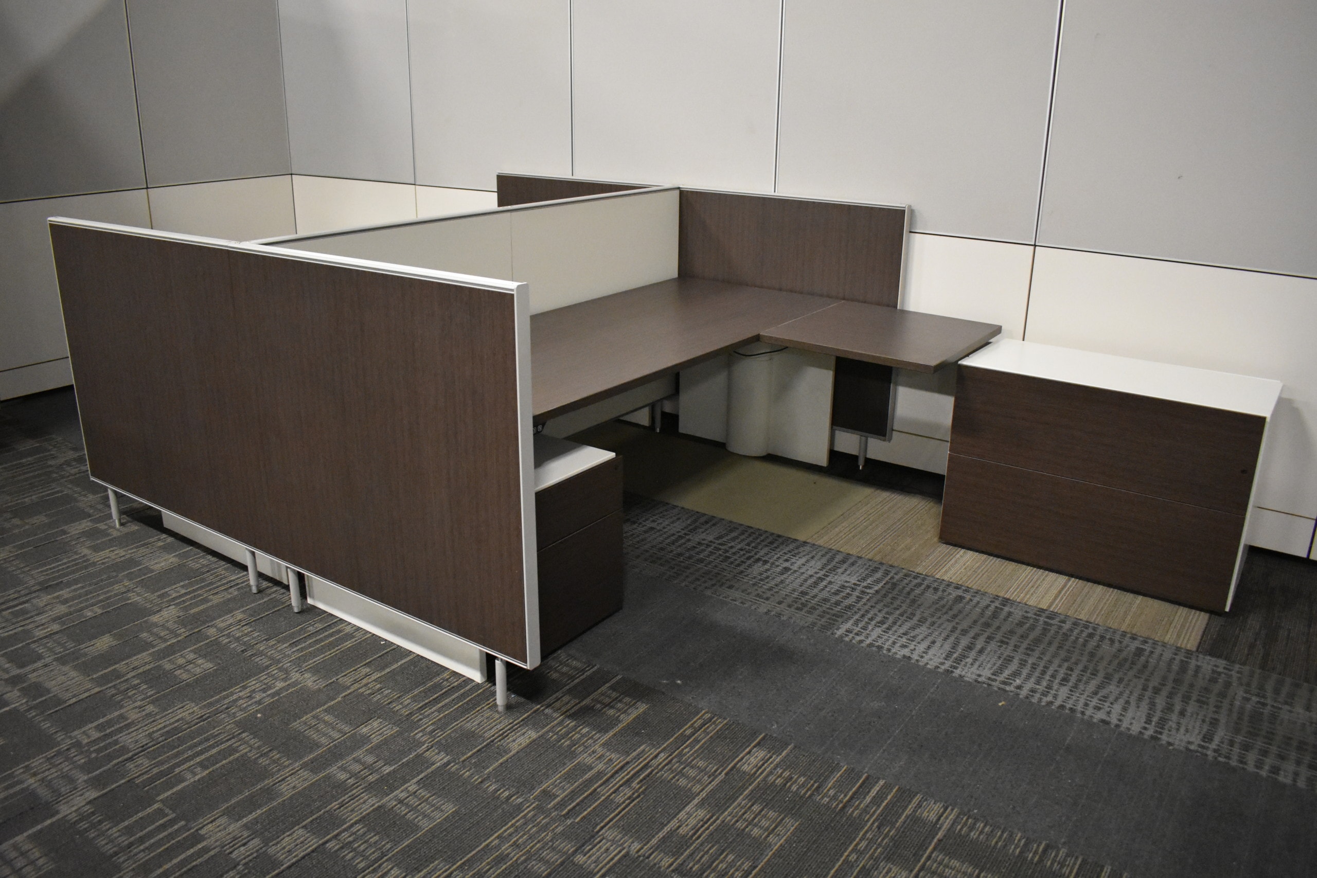 UniFor LShape Height Adjustable Workstations MVP Modular Systems