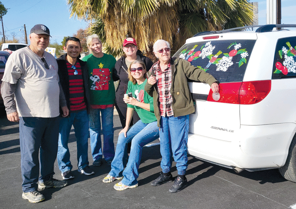 Car Window Painting Event Makes Jolly Drivers The Progress
