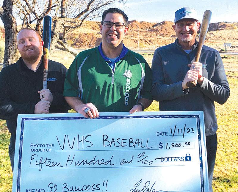 Donation to Bulldog Baseball The Progress