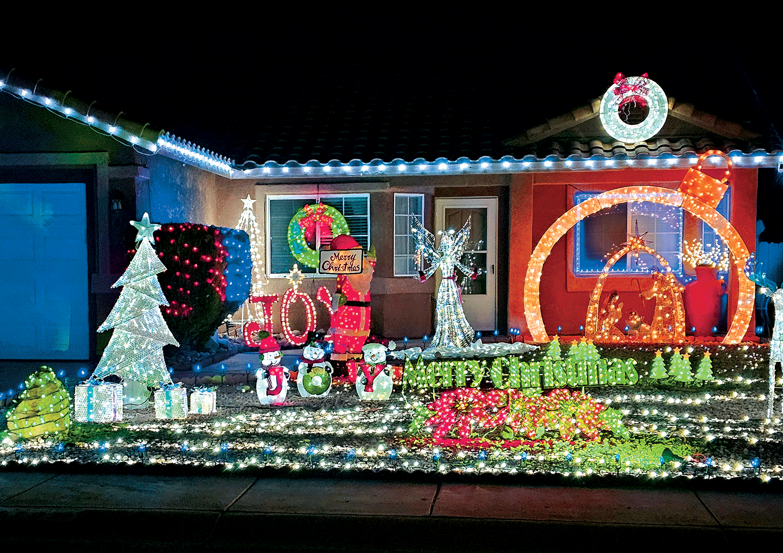 Mesquite Neighborhoods Light Up In Holiday Glow The Progress