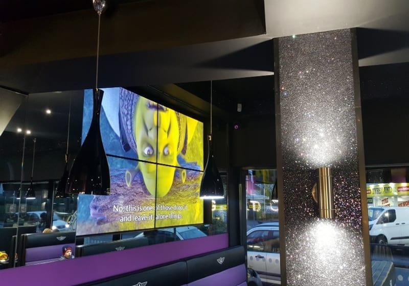 Video Walls & Digital Signage Creams Cafe Bournemouth MVS AV