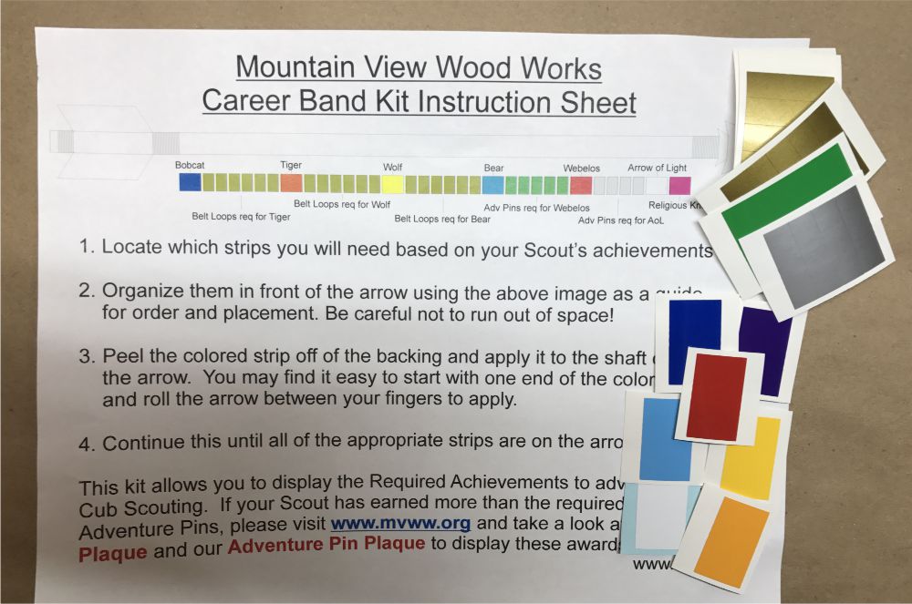 arrow of light color bands