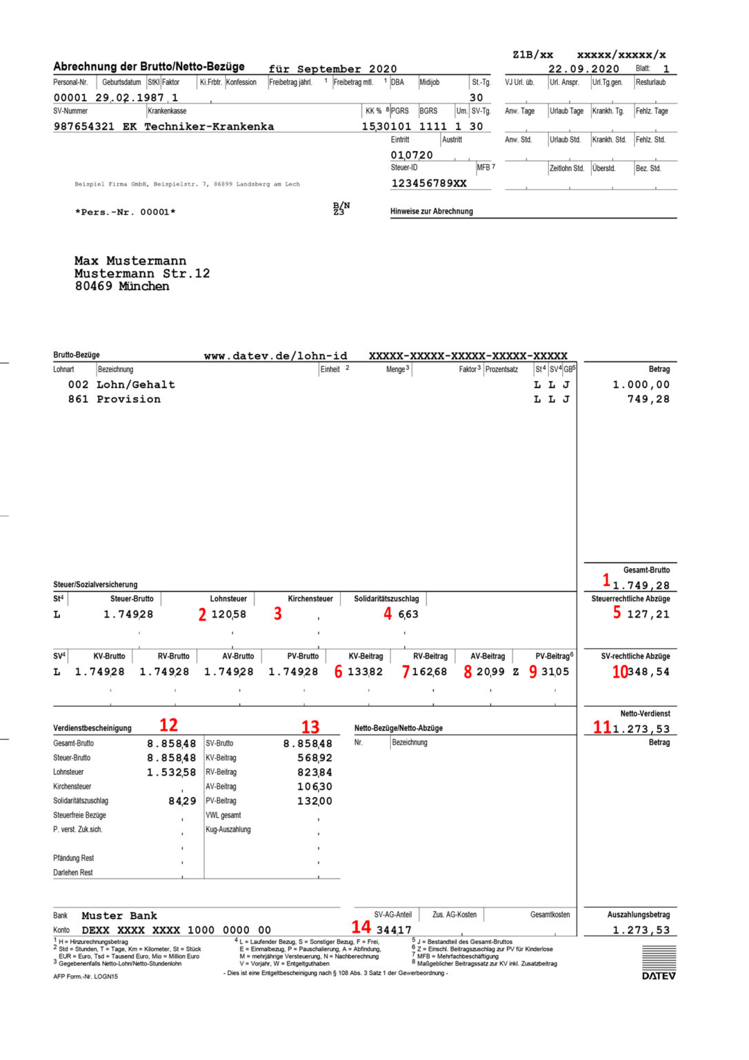 German Payslip Explained How To Read Your Payslip In, 58 OFF