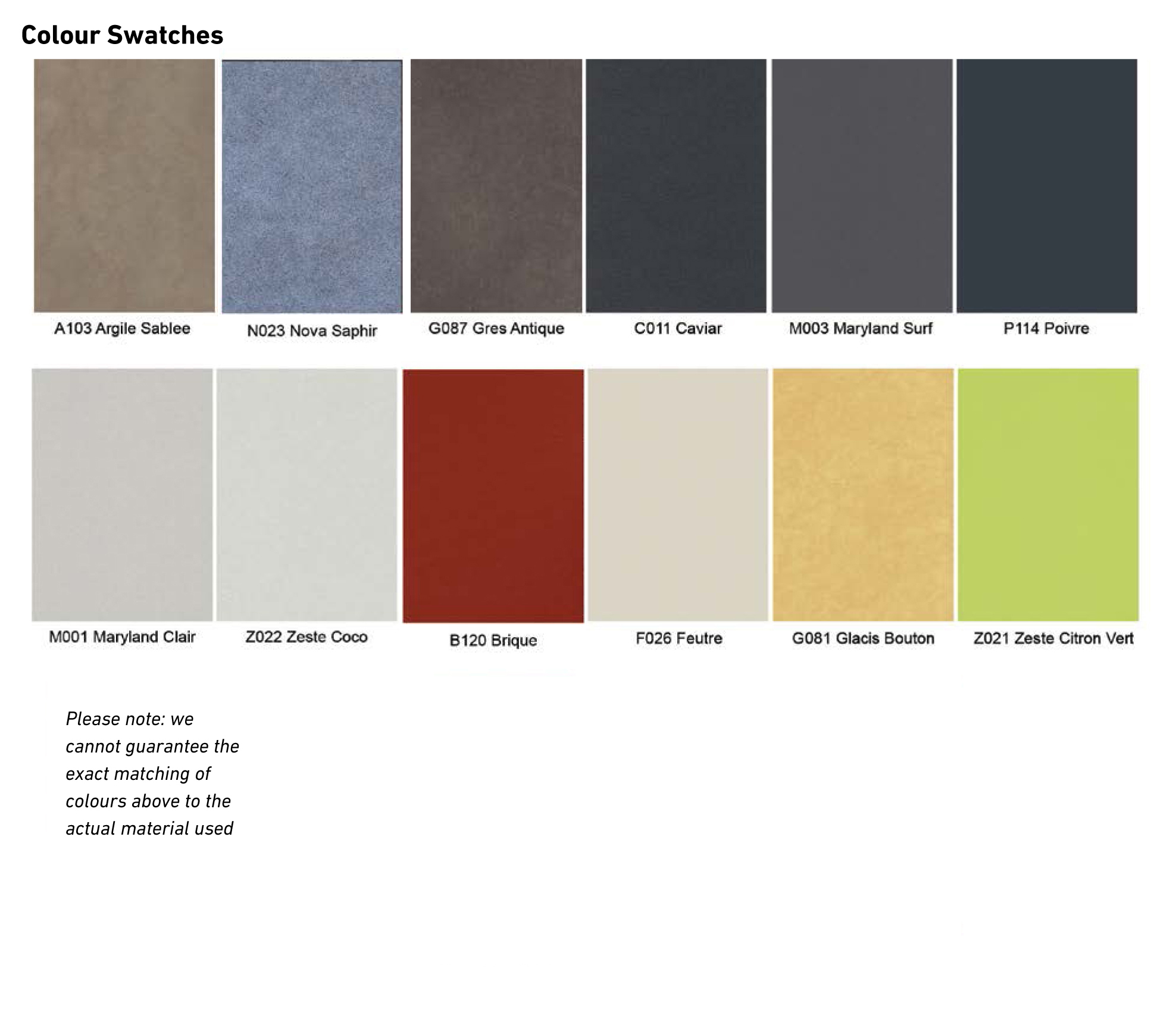 Desk Materials and Finishes specifications MW Video Systems MW Video