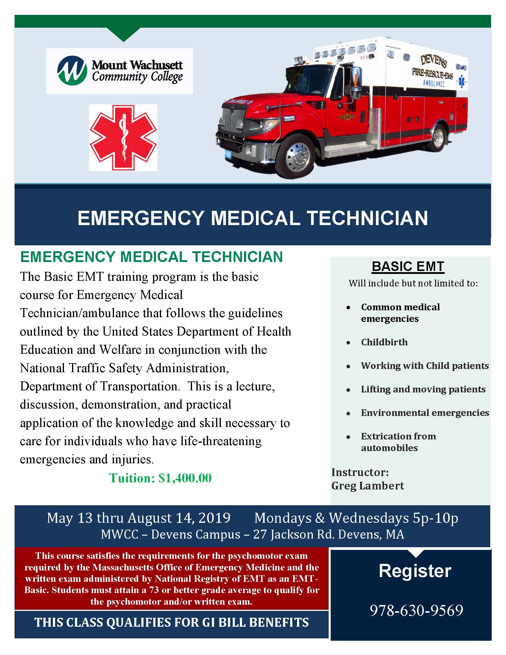 CNA and Emergency Medical Services Training — Mount Wachusett Community