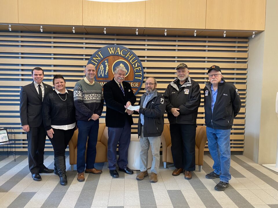 Mount Wachusett Community College Receives Scholarship Donation from Vietnam Veterans of America