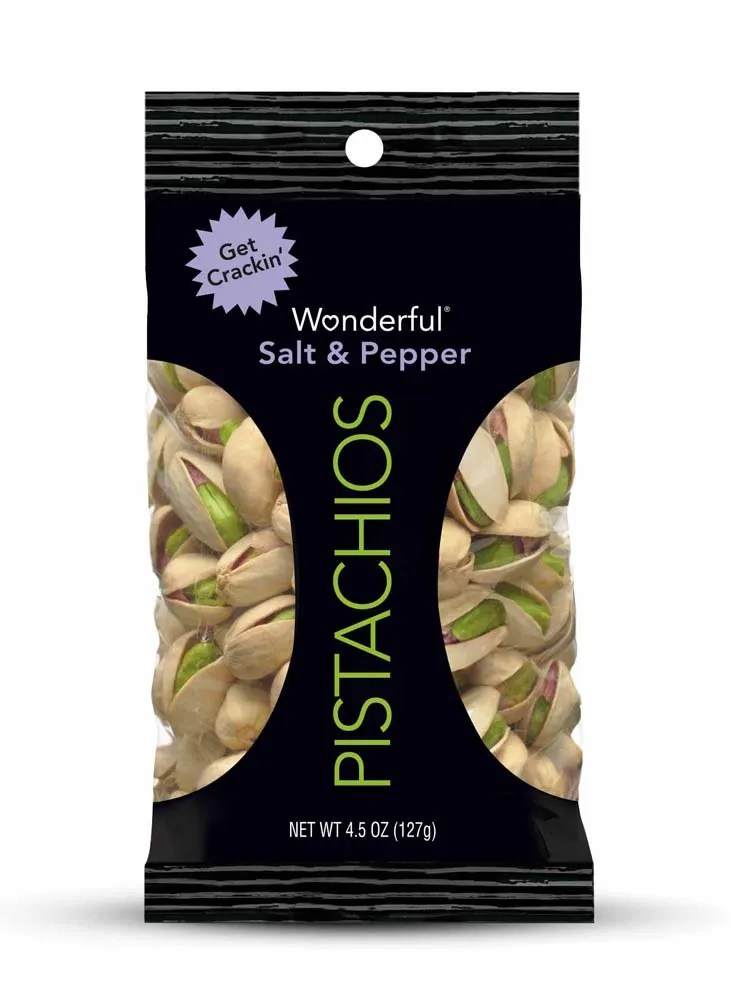 PISTACHIOS SALT & PEPPER 4.5 OZ Midwest Distribution