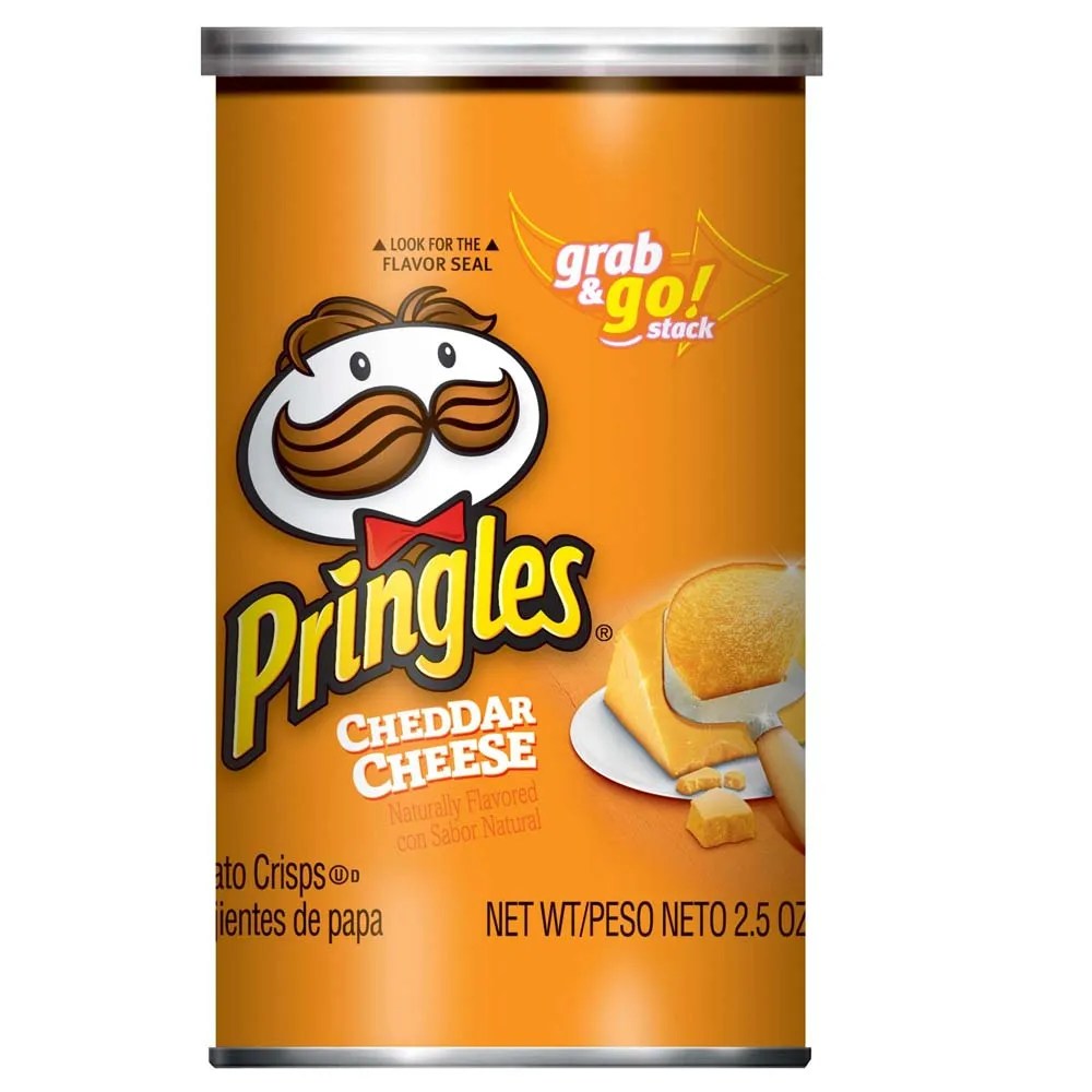 PRINGLES CHEDDAR CHEESE 2.5 OZ Midwest Distribution