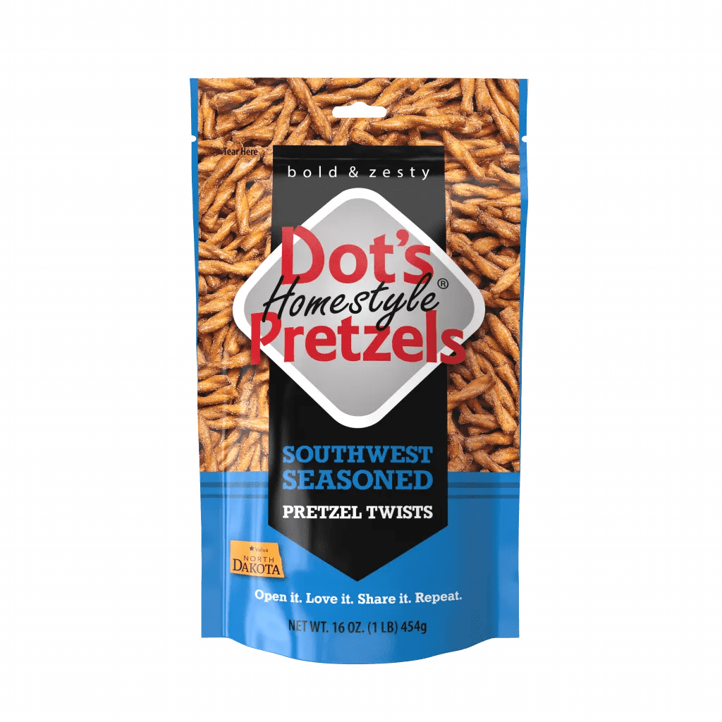 DOT'S SOUTHWEST PRETZELS 16 OZ Midwest Distribution