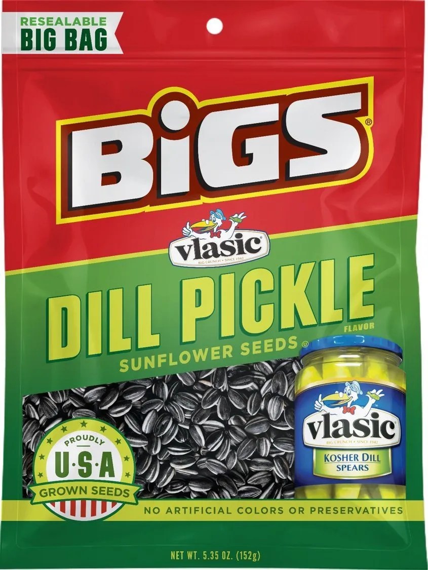 BIGS SUNFLOWER SEEDS SHIPPER ASSORTED 5.35 OZ Midwest Distribution