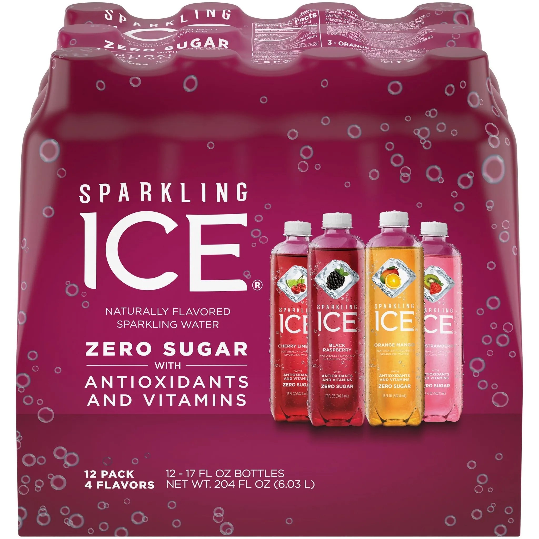 SPARKLING ICE WATER PURPLE MULTIPACK 17 OZ Midwest Distribution