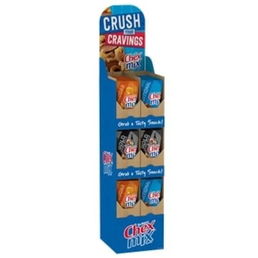 CHEX MIX 3 FLAVORS 3.75 OZ SHIPPER Midwest Distribution