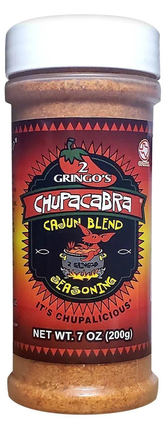 2 GRINGOS CHUPACABRA CAJUN BLEND RUB 7 OZ 6 PER BOX Midwest Distribution
