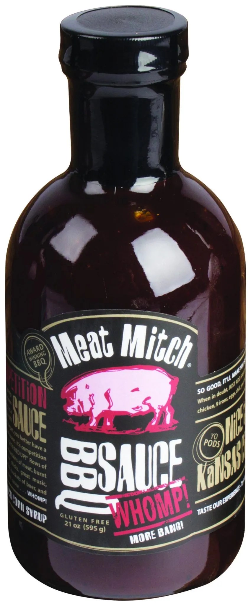 MEAT MITCH WHOMP BBQ SAUCE 21 OZ 6 PER BOX Midwest Distribution
