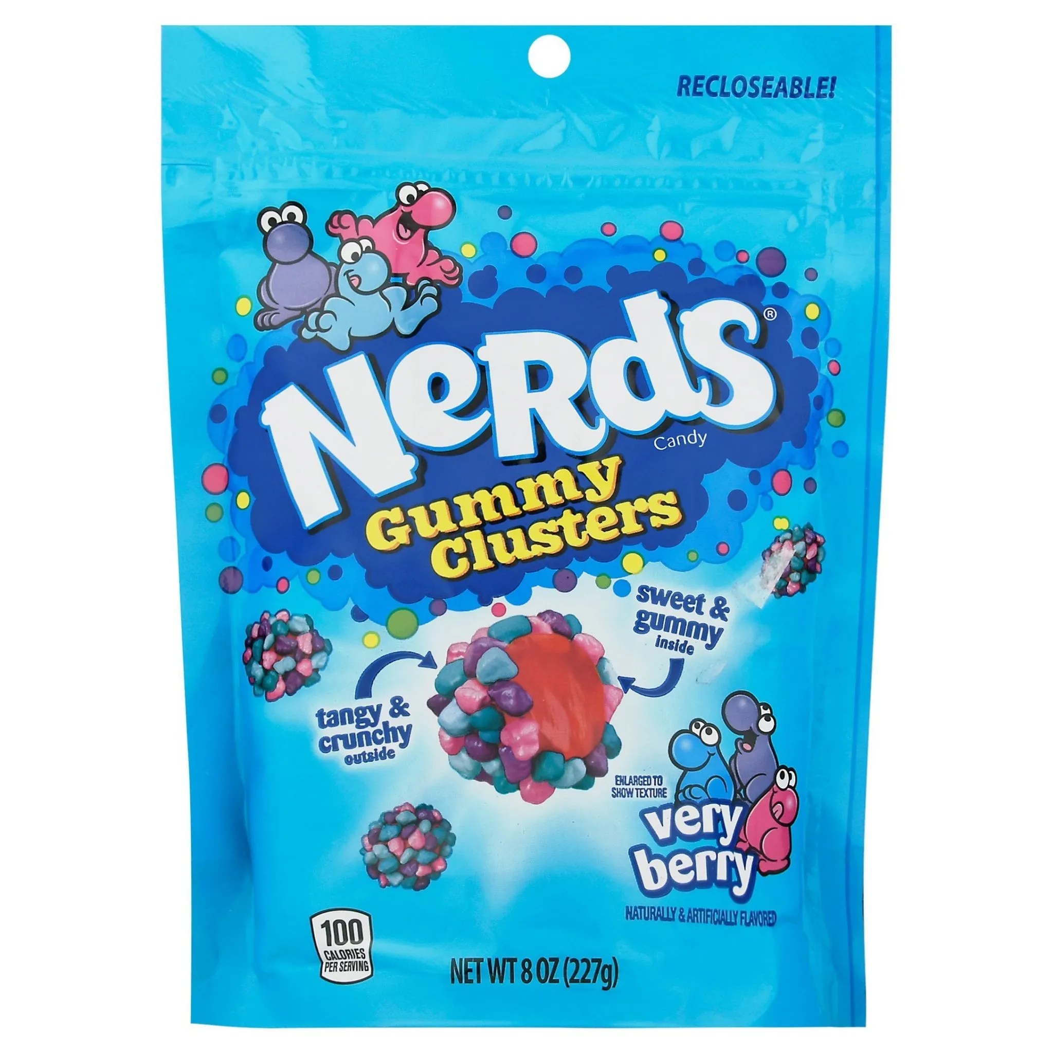 FERRERA NERDS GUMMY CLUSTERS VERY BERRY 8 OZ Midwest Distribution